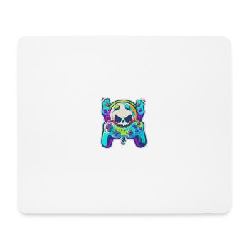Skullhead Controller - Mousepad (Querformat) - Weiß - Vorne