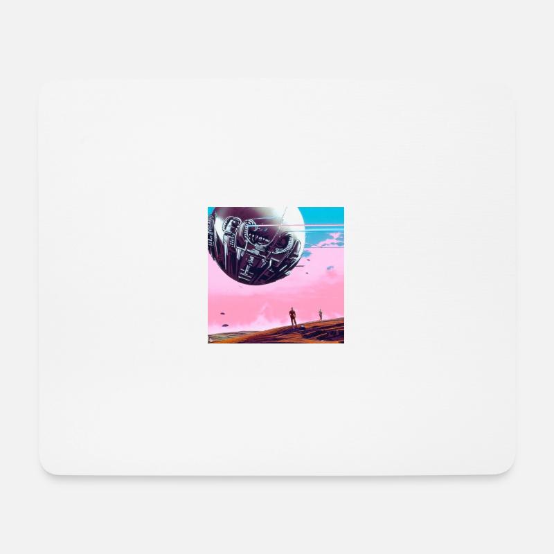 Interstellar Fashion - Mousepad (Querformat) - Weiß