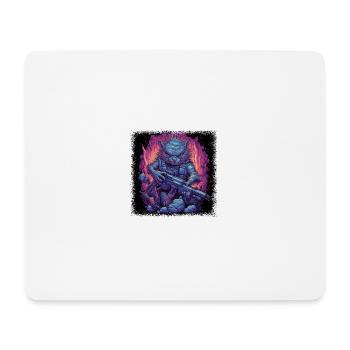 funny sayings sayings present cool badgers rodent - Mousepad (Querformat) - Weiß - Vorne