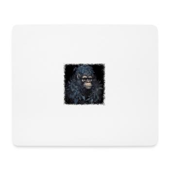 cool gorilla statement humor happy joke sayings - Mousepad (Querformat) - Weiß - Vorne