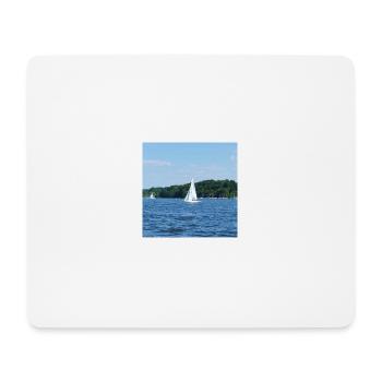 Boot - Mousepad (Querformat) - Weiß - Vorne