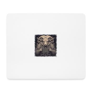 Déclaration troupeau de moutons Joke Cookers heureux - Tapis de souris (format paysage) - blanc - Devant