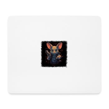 animal lovers pork happy bday cool piglets grunter - Mousepad (Querformat) - Weiß - Vorne