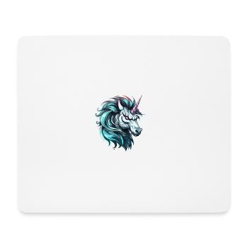 Mad Unicorn - Mouse Pad (horizontal) - white - Front