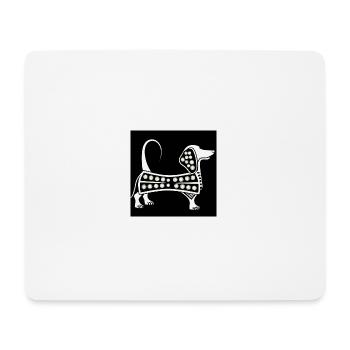 Dachshund 1920 - Mouse Pad (horizontal) - white - Front