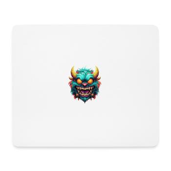 Evil Monster - Mouse Pad (horizontal) - white - Front