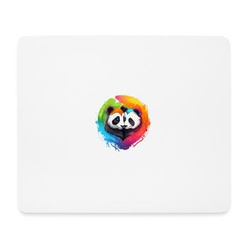 LGBTQIA+ Panda`s in love - Mousepad (Querformat) - Weiß - Vorne