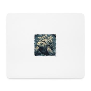 gift awesome earth planet climate animal park - Mousepad (Querformat) - Weiß - Vorne