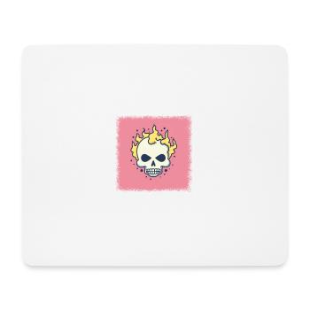 awesome fuck you geek spooky birthday present - Mousepad (Querformat) - Weiß - Vorne