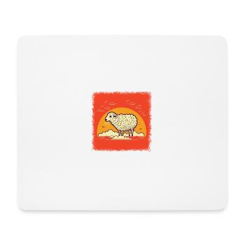 and on the 8th day god made a farmer tshirts cool - Mousepad (Querformat) - Weiß - Vorne