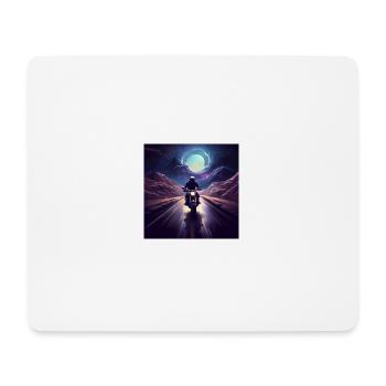 Galactic Motorcycle Rally - Mouse Pad (horizontal) - white - Front