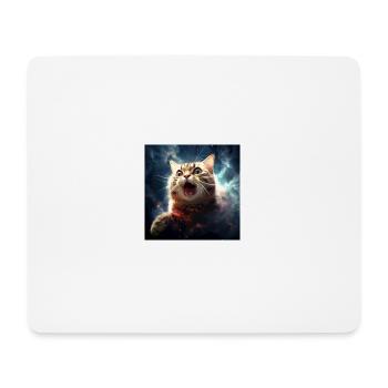 Galactic Cat Madness - Mouse Pad (horizontal) - white - Front