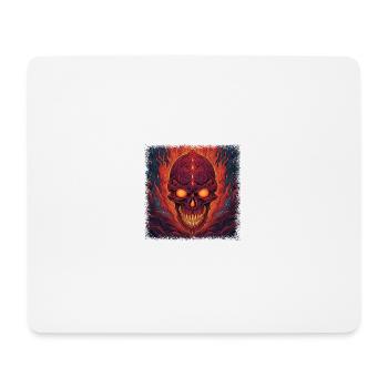 Exoskeletal Biker Shirt Dinosaur Skeleton Tshirts - Mouse Pad (horizontal) - white - Front