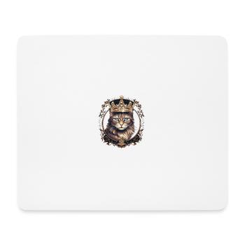 Marque de commerce Royal Cat - Tapis de souris (format paysage) - blanc - Devant