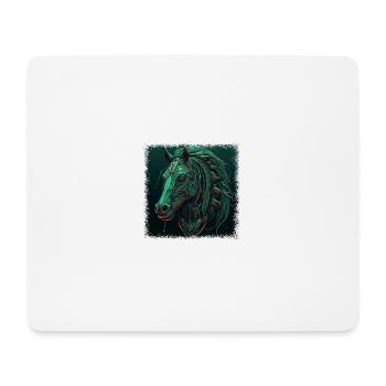 gift sayings bday humor thoroughbred cowboy - Mouse Pad (horizontal) - white - Front