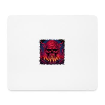 skeletal back skeleton costume gifts bones heart - Mouse Pad (horizontal) - white - Front
