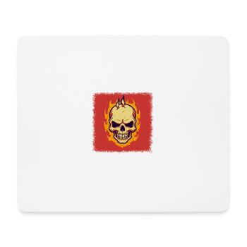 balloons skeleton cute - Mousepad (Querformat) - Weiß - Vorne