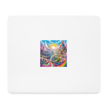 icecrusher Cartographic Pencil Art Color - Mousepad (Querformat) - Weiß - Vorne