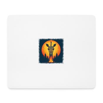 birthday present giraffe nursery quote giraffe - Mousepad (Querformat) - Weiß - Vorne