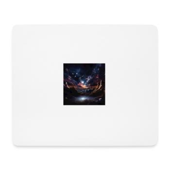 Espace - Tapis de souris (format paysage) - blanc - Devant