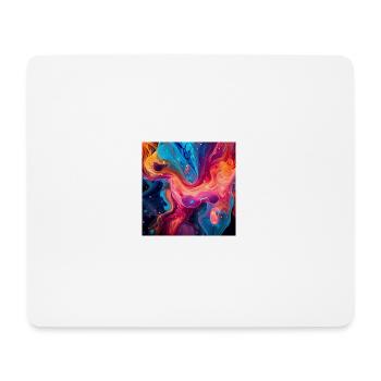 Fließende Kunst - Mousepad (Querformat) - Weiß - Vorne