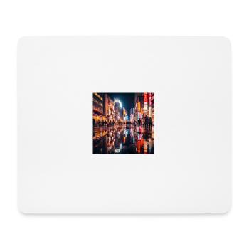 Tokio - Mousepad (Querformat) - Weiß - Vorne