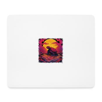 Funny Quote Turtle Funny Sayings Animal Protection - Mouse Pad (horizontal) - white - Front