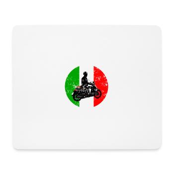 Roller Vintage Italy Scooter Urlaub - Mousepad (Querformat) - Weiß - Vorne