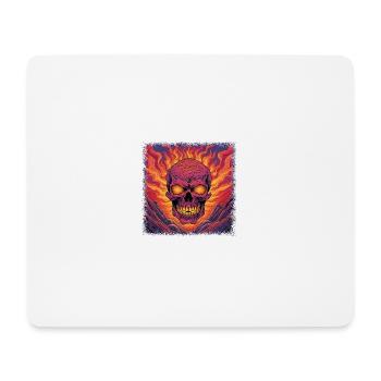 Awesome Dabbing Scary Dinosaur Skeleton Tshirts - Mouse Pad (horizontal) - white - Front