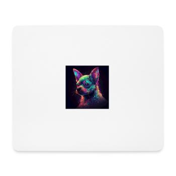 Chihuahua art - Mouse Pad (horizontal) - white - Front