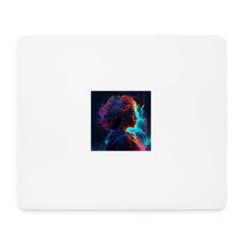 Woman art - Mouse Pad (horizontal) - white - Front