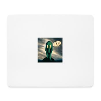 Cri extraterrestre - Tapis de souris (format paysage) - blanc - Devant