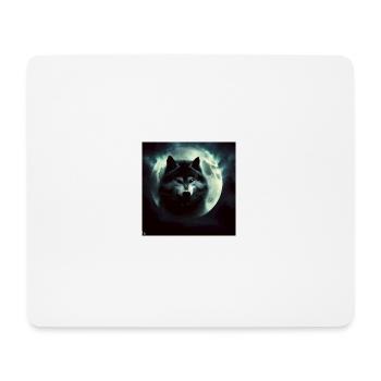 Wolf Moon 3 - Mousepad (Querformat) - Weiß - Vorne