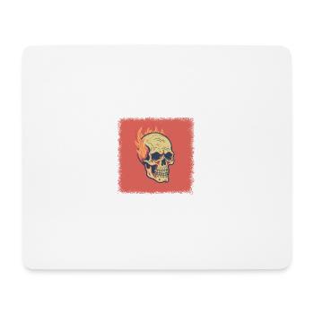 scary present humor birthday present spooky - Mousepad (Querformat) - Weiß - Vorne
