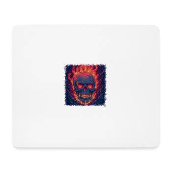 skater anatomy gift awesome statement - Mousepad (Querformat) - Weiß - Vorne