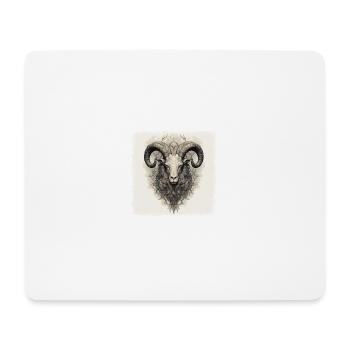 bleated comic and sarcastic present idea geek - Mousepad (Querformat) - Weiß - Vorne