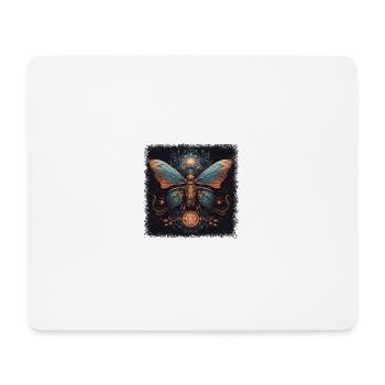 geek butterflies fauna birthday present bday - Mousepad (Querformat) - Weiß - Vorne