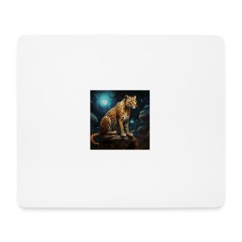 LEOPARD - Tapis de souris (format paysage) - blanc - Devant