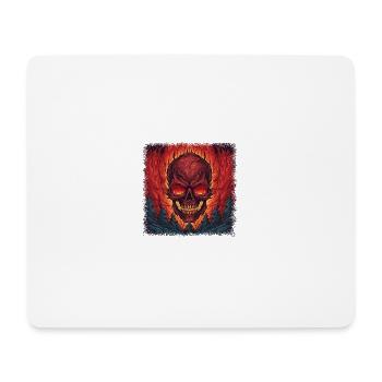 death bday bones fuck you funny quote funny - Mousepad (Querformat) - Weiß - Vorne