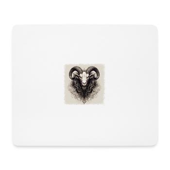 geek gift idea quote animal design herd of sheep - Mousepad (Querformat) - Weiß - Vorne
