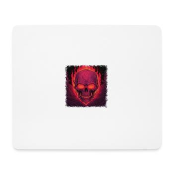 fuck off skeleton hand tshirts dead present idea - Mousepad (Querformat) - Weiß - Vorne