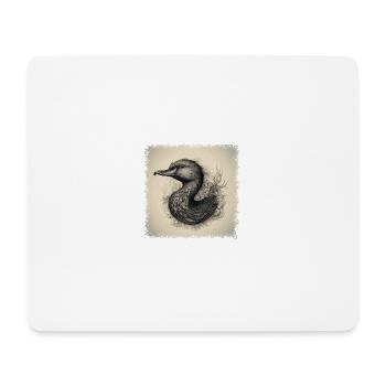 america birthday gift bath duck ducks fun - Mousepad (Querformat) - Weiß - Vorne