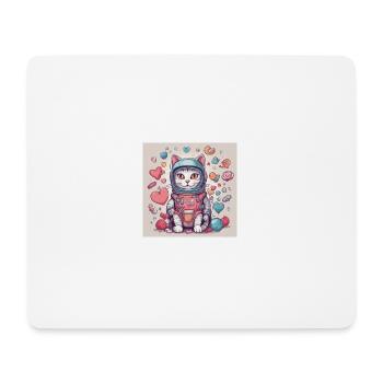 Cat in Space Vol.5 - Mouse Pad (horizontal) - white - Front