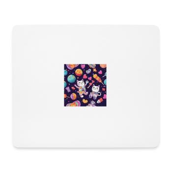 Cat in Space Vol.2 - Mouse Pad (horizontal) - white - Front