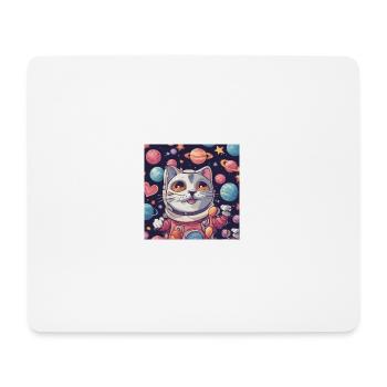 Cat in Space Vol.3 - Mouse Pad (horizontal) - white - Front