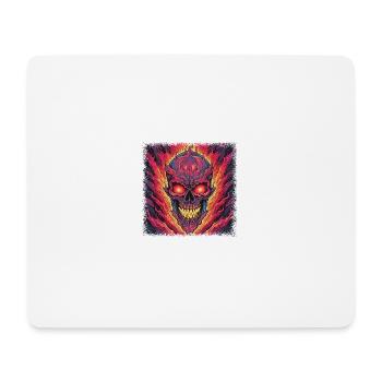cute skateboarding heart cage funny quote - Mousepad (Querformat) - Weiß - Vorne