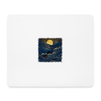animal duckling bathing sayings hunting - Mousepad (Querformat) - Weiß - Vorne