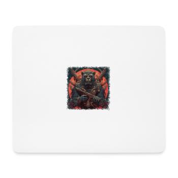 Ours cool cadeau Ours brun anniversaire - Tapis de souris (format paysage) - blanc - Devant