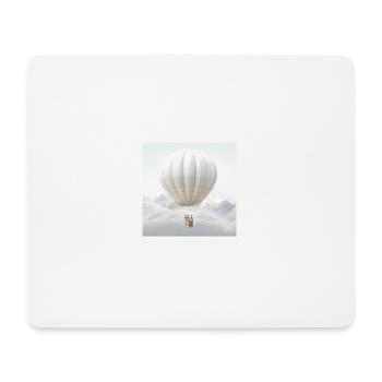 der weiße Ballon - Mousepad (Querformat) - Weiß - Vorne