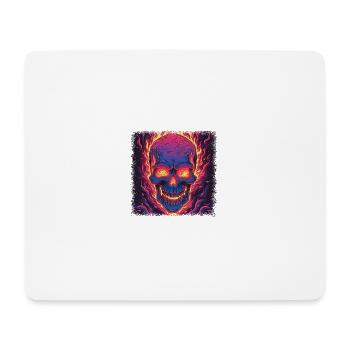 skull cage balloons birthday present idea anatomy - Mouse Pad (horizontal) - white - Front